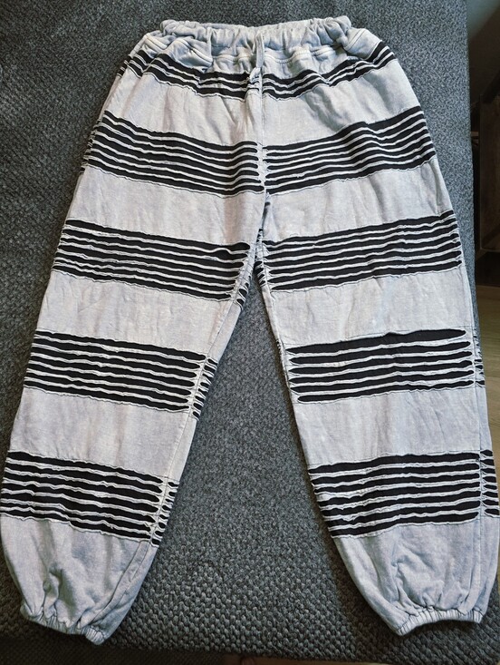 Shop Therapy Other - Shop Therapy XXL Festival Harem Pants Gray Black Boho Hippie Moto Joggers